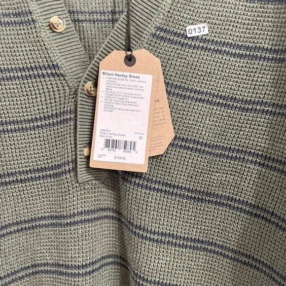 PRANA Milani Henley Dress Size Medium NWT - Picture 8 of 10